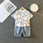 New Summer Baby Girls Clothes Suit Children Boys Fashion Cartoon T-Shirt Shorts 2Pcs/Sets Toddler Casual Costume Kids Tracksuits - Slobuy