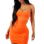 Sexy Spaghetti Strap Mini Dress - Slobuy