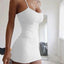 Sexy Spaghetti Strap Mini Dress - Slobuy