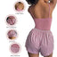 Sexy Summer Women Pajamas Set Sleepwear Cotton Home Clothes Tops And Shorts Cute Soft Sleeveless Nightwear For Female - Slobuy