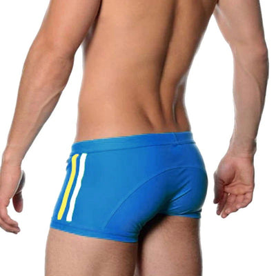 Sexy Swimwear Mens Nylon Quick Dry Surfing Board Shorts Male Sport Beach Swimming Trunks Pouch Bathing Swimsuits Maillot De Bain - Slobuy