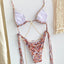 Sexy Triangle Chains Bikini Sets Micro Thongs Swimsuit Women Bathing Suit Biquini Bandage Beachwear Print Swimwear Thong Bikini - Slobuy