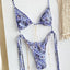 Sexy Triangle Chains Bikini Sets Micro Thongs Swimsuit Women Bathing Suit Biquini Bandage Beachwear Print Swimwear Thong Bikini - Slobuy