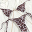Sexy Triangle Chains Bikini Sets Micro Thongs Swimsuit Women Bathing Suit Biquini Bandage Beachwear Print Swimwear Thong Bikini - Slobuy