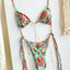Sexy Triangle Chains Bikini Sets Micro Thongs Swimsuit Women Bathing Suit Biquini Bandage Beachwear Print Swimwear Thong Bikini - Slobuy
