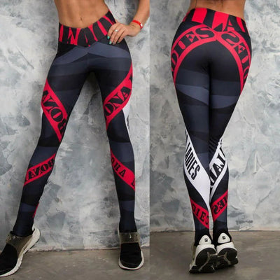 Sexy Women Yo-ga Pants Women Leggings Workout Sports Running Leggings Sexy Push Up Gym Wear High Waist Fringe Elastic Slim Pants - Slobuy
