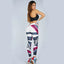 Sexy Women Yo-ga Pants Women Leggings Workout Sports Running Leggings Sexy Push Up Gym Wear High Waist Fringe Elastic Slim Pants - Slobuy