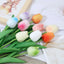 Tulip Flower Artificial Tulip Bouquet 3/5pcs PE Foam Fake Flower Wedding Decoration Home Garden Bouquet Decoration Gift