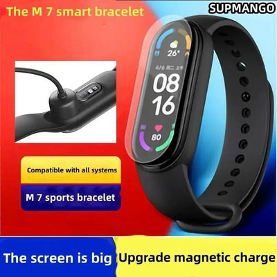 M7 Smart Watch Men Women Smartband Heart Rate Smartwatch Fitness Tracker Blood Pressure Sport Smart Bracelet for Band 7