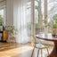 Shading Solid White Sheer Curtains for Living Room Decoration Window Curtains for Kitchen Modern Tulle Voile Organza Curtains - Slobuy