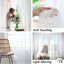 Shading Solid White Sheer Curtains for Living Room Decoration Window Curtains for Kitchen Modern Tulle Voile Organza Curtains - Slobuy