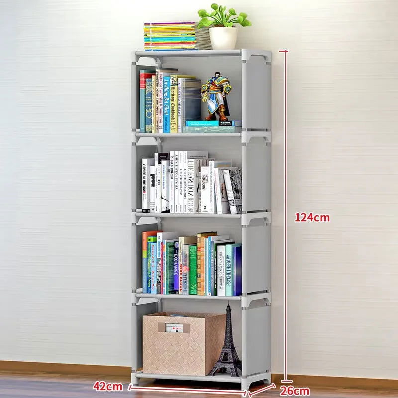 Shelf Bookcase Library for Book Shelves on Walls Bed Rules and Tires Headboards Dish Drying Rack Shelving Repisas Librero Living - Slobuy