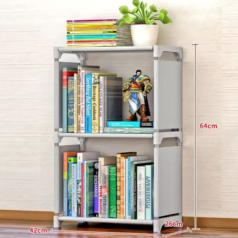 Shelf Bookcase Library for Book Shelves on Walls Bed Rules and Tires Headboards Dish Drying Rack Shelving Repisas Librero Living - Slobuy