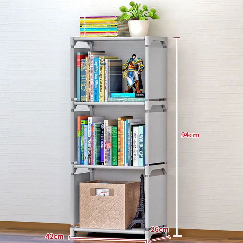 Shelf Bookcase Library for Book Shelves on Walls Bed Rules and Tires Headboards Dish Drying Rack Shelving Repisas Librero Living - Slobuy