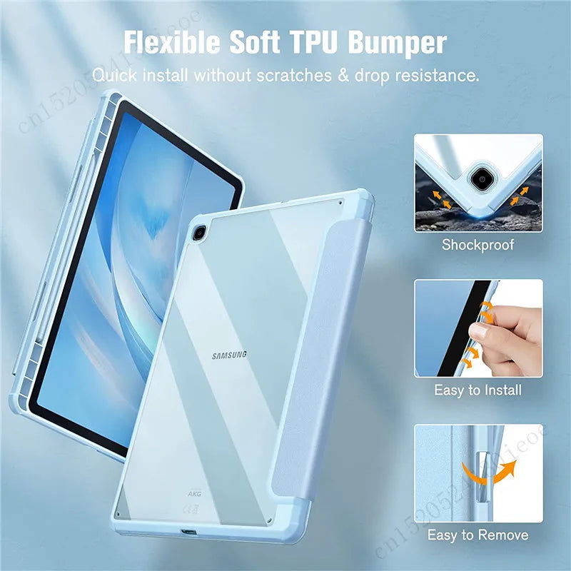 Shockproof Case For Samsung Galaxy Tab S6 Lite 10.4 Inch 2022 2020 Tablet Cover For Tab S6 Lite P610 P613 Case With S Pen Holder - Slobuy