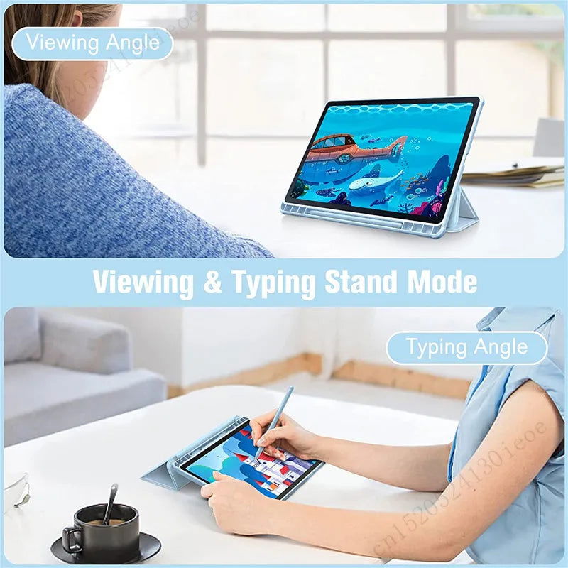 Shockproof Case For Samsung Galaxy Tab S6 Lite 10.4 Inch 2022 2020 Tablet Cover For Tab S6 Lite P610 P613 Case With S Pen Holder - Slobuy