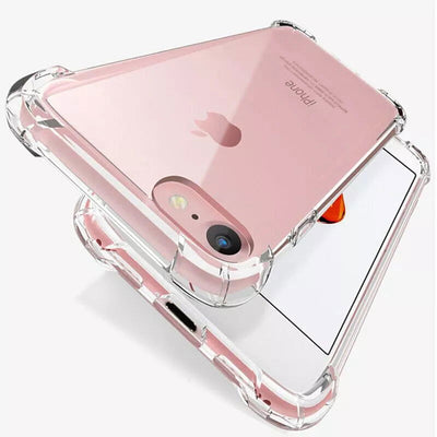 Shockproof Silicone Phone Case For iPhone 11 7 8 6 6S Plus X XR XS 12 Pro Max SE 2020 5 S Case Transparent Protection Back Cover - Slobuy