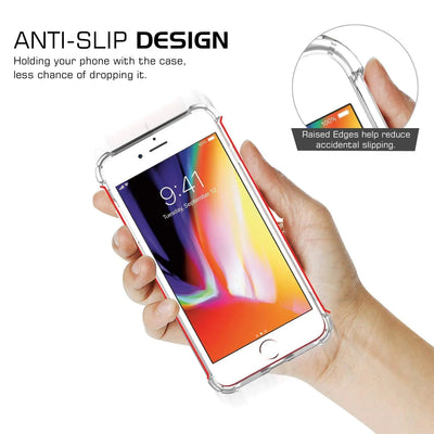 Shockproof Silicone Phone Case For iPhone 11 7 8 6 6S Plus X XR XS 12 Pro Max SE 2020 5 S Case Transparent Protection Back Cover - Slobuy