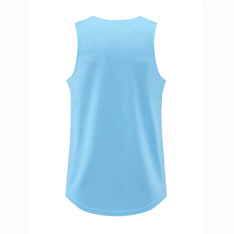 Shooting Basketball Jerseys Shirts Youth Basketball Vest Uniforms Blank Custom Running Training Gym Loose Jerseys Suits Tank Top - Slobuy