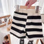 Short-sleeved Set Striped T-shirt +Shorts Boys Summer Trendy Costume Babies Fashion Round Neck Tracksuits Children's Clothing - Slobuy
