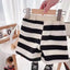 Short-sleeved Set Striped T-shirt +Shorts Boys Summer Trendy Costume Babies Fashion Round Neck Tracksuits Children's Clothing - Slobuy