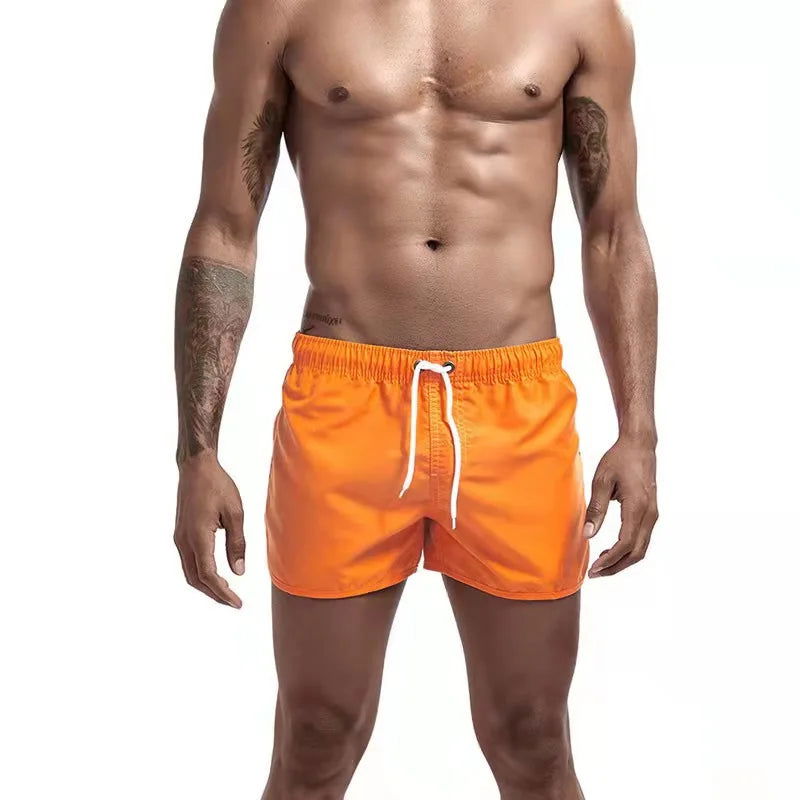 Shorts For Men 2021 Summer Men's Swimwear Shorts Brand Beachwear Sexy Swim Trunks Men Swimsuit Low Waist Breathable Beach Wear - Slobuy