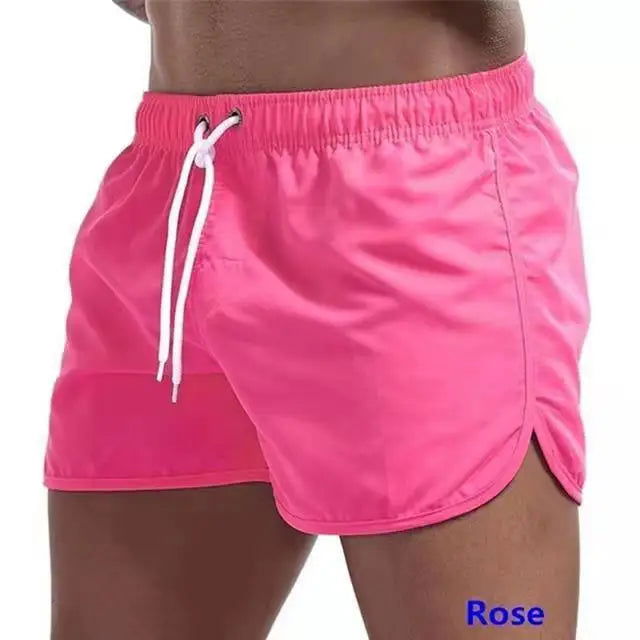 Shorts For Men 2021 Summer Men's Swimwear Shorts Brand Beachwear Sexy Swim Trunks Men Swimsuit Low Waist Breathable Beach Wear - Slobuy