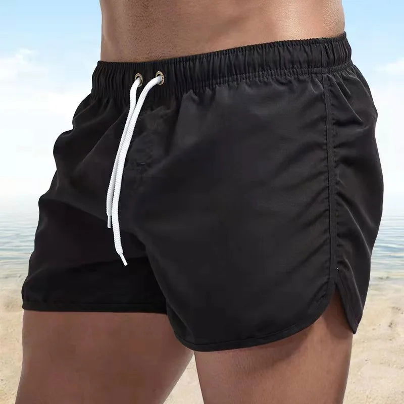 Shorts For Men 2021 Summer Men's Swimwear Shorts Brand Beachwear Sexy Swim Trunks Men Swimsuit Low Waist Breathable Beach Wear - Slobuy