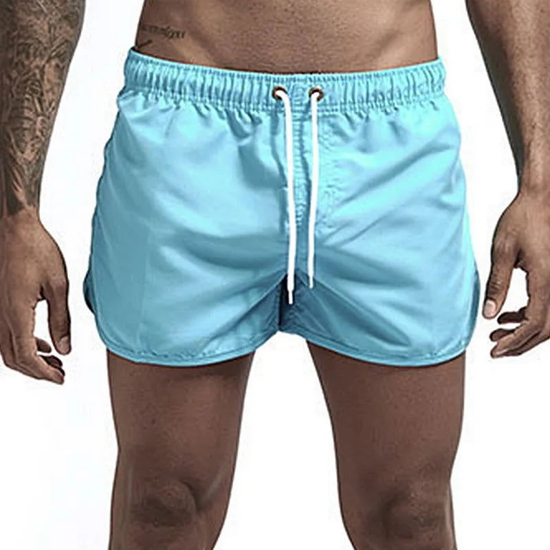 Shorts For Mens 2023 Summer Men's Swimwear Shorts Brand Beachwear Sexy Swim Trunks Men Swimsuits Low Waist Breathable Beach Wear - Slobuy