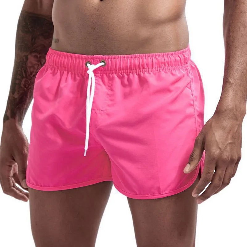 Shorts For Mens 2023 Summer Men's Swimwear Shorts Brand Beachwear Sexy Swim Trunks Men Swimsuits Low Waist Breathable Beach Wear - Slobuy