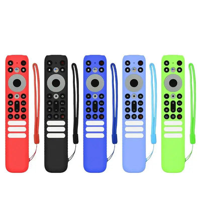 Silicon Remote Case For TCL RC902V TV Remote Control Cover With Lanyard Shockproof Protective Shell For TCL RC902V Accessories - Slobuy