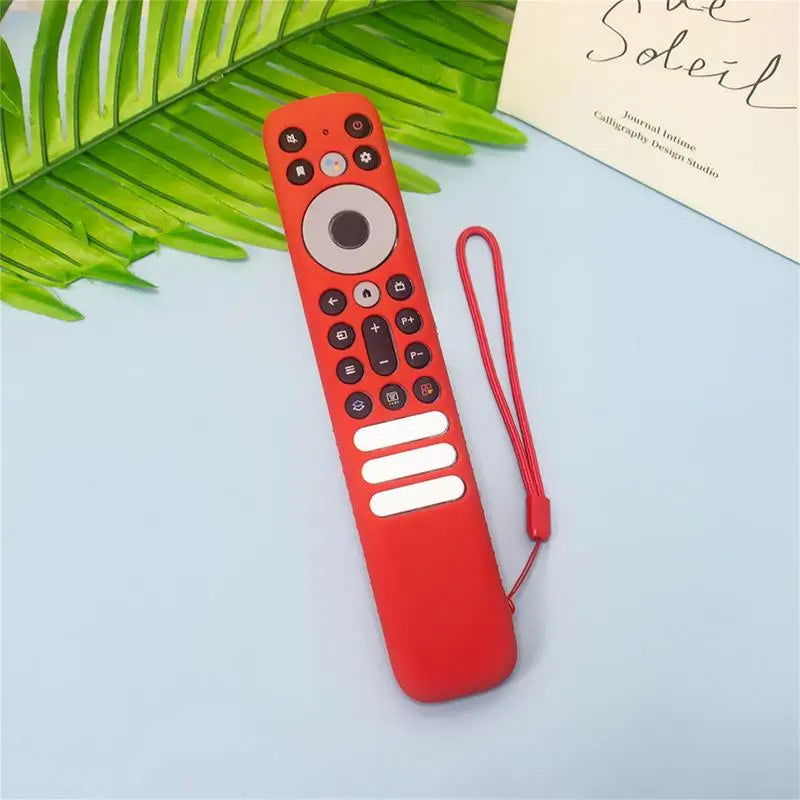 Silicon Remote Case For TCL RC902V TV Remote Control Cover With Lanyard Shockproof Protective Shell For TCL RC902V Accessories - Slobuy