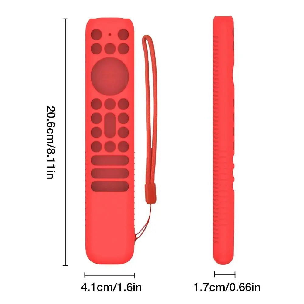 Silicon Remote Case For TCL RC902V TV Remote Control Cover With Lanyard Shockproof Protective Shell For TCL RC902V Accessories - Slobuy
