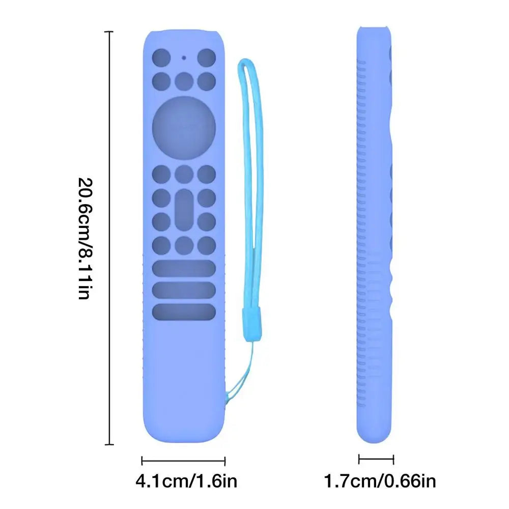 Silicon Remote Case For TCL RC902V TV Remote Control Cover With Lanyard Shockproof Protective Shell For TCL RC902V Accessories - Slobuy