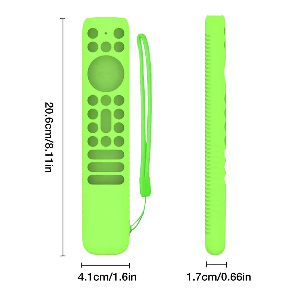 Silicon Remote Case For TCL RC902V TV Remote Control Cover With Lanyard Shockproof Protective Shell For TCL RC902V Accessories - Slobuy