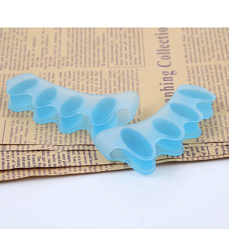 Silicone Finger Toe Protector Toe Separators Stretchers Straightener Bunion Protector Pain Relief Foot Care 5 Colors - Slobuy
