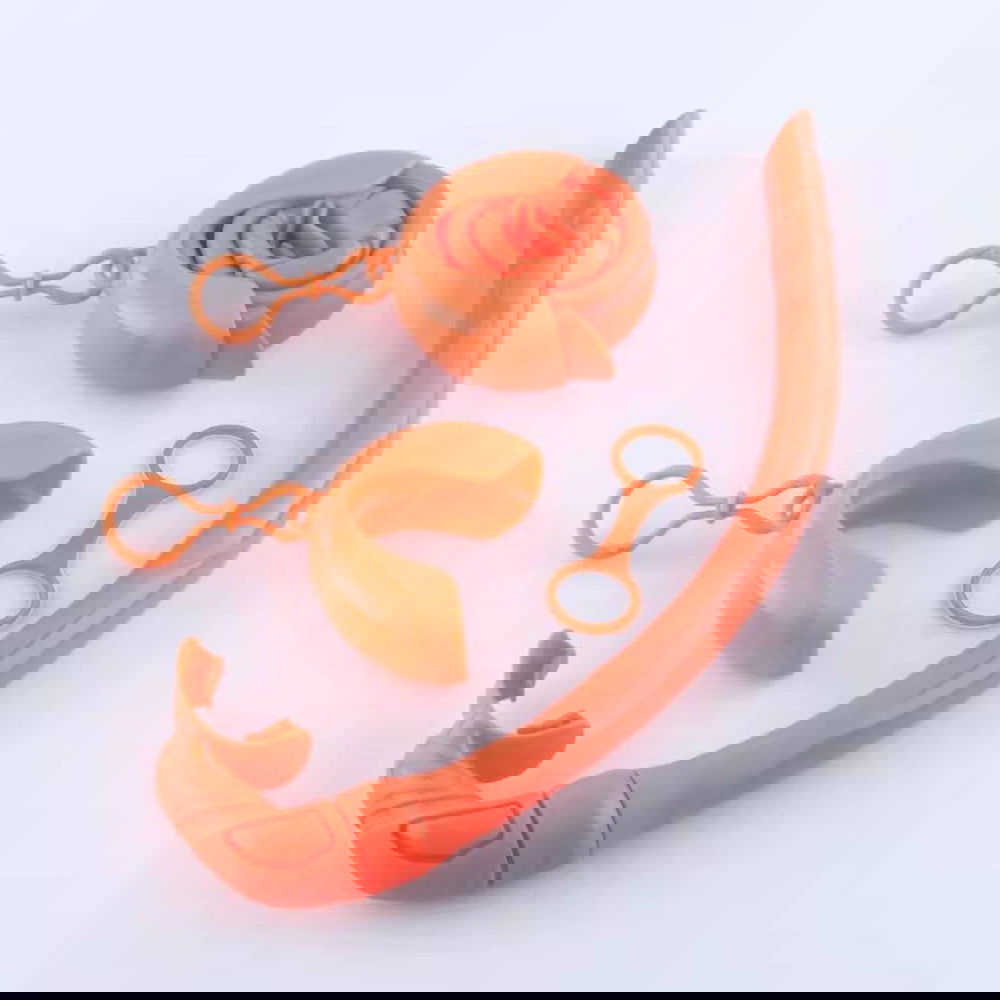 Silicone Foldable Snorkel Tube with Compact Storage Case Unisex Roll Up Snorkel Wet Breathing Tube For Snorkeling Water Sports - Slobuy