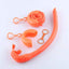 Silicone Foldable Snorkel Tube with Compact Storage Case Unisex Roll Up Snorkel Wet Breathing Tube For Snorkeling Water Sports - Slobuy
