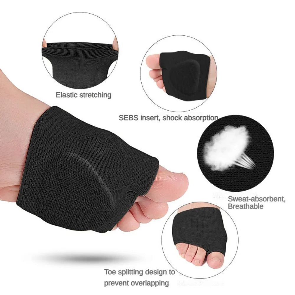 Silicone Metatarsal Pads Toe Separator Pain Relief Forefoot Socks Insole Bunion Orthotics Hallux Valgus Corrector Foot Care Tool - Slobuy
