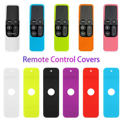 Silicone TV Remote Control Cover Case Protective Cover for Apple TV 4K 4th Generation Siri Remote Scratch Proof  TV Accessories - Slobuy