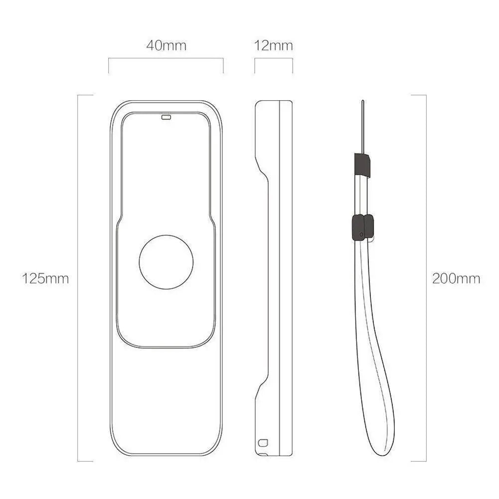 Silicone TV Remote Control Cover Case Protective Cover for Apple TV 4K 4th Generation Siri Remote Scratch Proof  TV Accessories - Slobuy