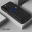 Silicone Wallet Phone Case For iPhone 15 14 13 12 11 Pro Max Card Slot Shockproof Protection Cover 14 Plus 13 Pro Max Accessory - Slobuy