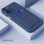Silicone Wallet Phone Case For iPhone 15 14 13 12 11 Pro Max Card Slot Shockproof Protection Cover 14 Plus 13 Pro Max Accessory - Slobuy