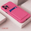 Silicone Wallet Phone Case For iPhone 15 14 13 12 11 Pro Max Card Slot Shockproof Protection Cover 14 Plus 13 Pro Max Accessory - Slobuy