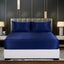 Silky Fitted Bed Sheet with Elastic Band Luxury Anti-slip Adjustable Mattress Cover for Single Couple Double Bed - Slobuy