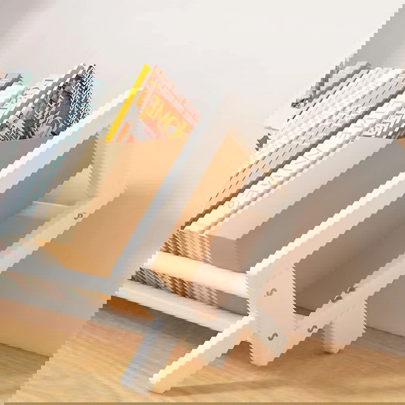 Simple Desktop Bookshelf Office Documents Books Magazines Stationery Storage Shelf Student Study Story Picture Books Rack - Slobuy