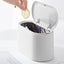 Simple Desktop Trash Bucket Mini Durable Storage Bucket Can Automatic Pop-up Lid For Dressing Tables Home Office Garbage Bucket - Slobuy