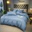 Simple High Quality Embroidered Duvet Cover Queen Washed King Quilt Cover 220x240 Soft Comforter Covers 150x200 No Pillowcase - Slobuy