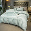 Simple High Quality Embroidered Duvet Cover Queen Washed King Quilt Cover 220x240 Soft Comforter Covers 150x200 No Pillowcase - Slobuy