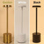 Simple LED Rechargeable Touch Metal Table Lamp Three Colors Bedside Creative Ambient Light Bar Outdoor Decoration Night Light - Slobuy